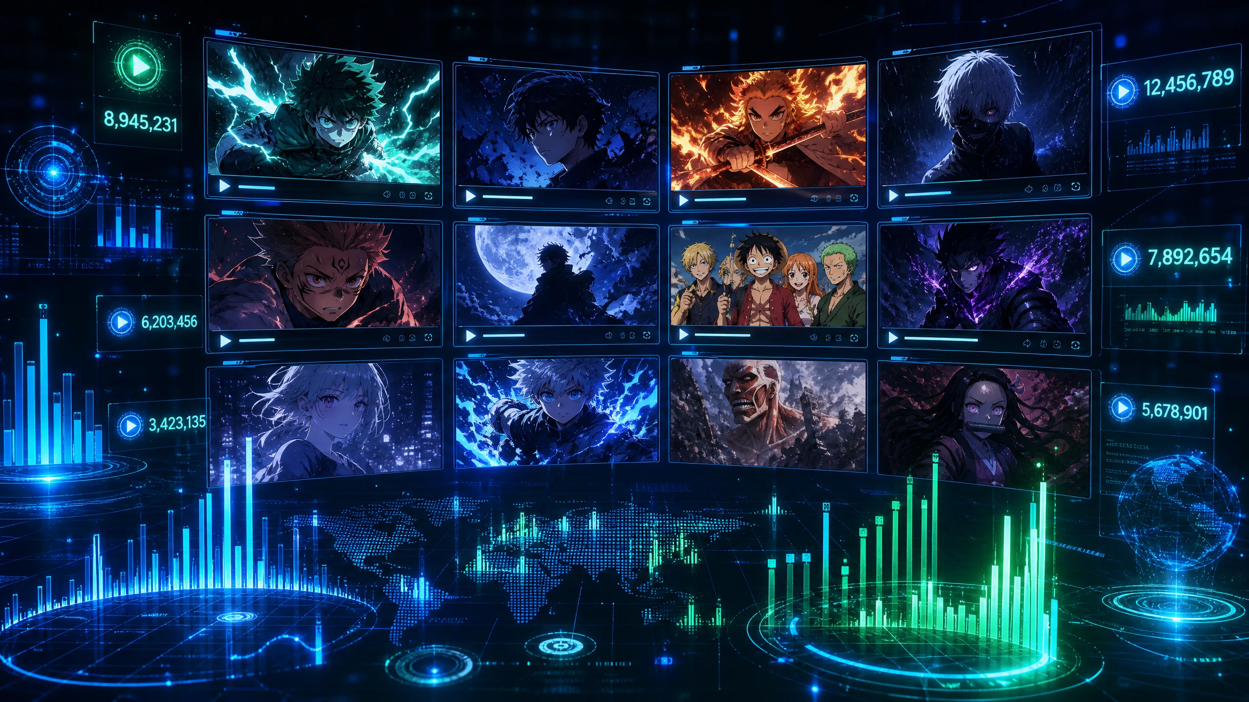 各大平台动漫播放量数据盘点